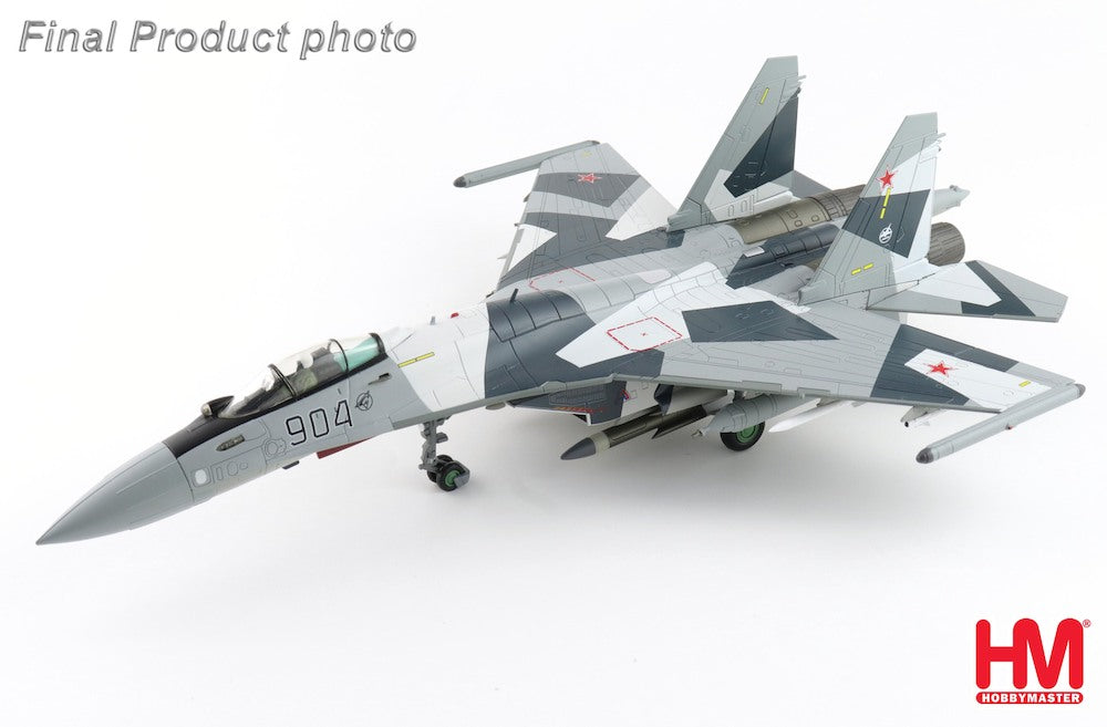 HOBBY MASTER SU-35 FLANKER RUSSIAN AIR FORCE 904 (WITH 2 X ECM POD, 4 X R-77, 2 X KH-59, 2 X KH-31, 2 X KAB-1500L)