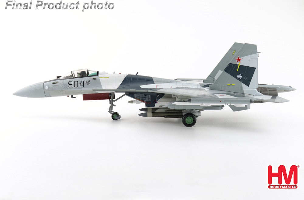 HOBBY MASTER SU-35 FLANKER RUSSIAN AIR FORCE 904 (WITH 2 X ECM POD, 4 X R-77, 2 X KH-59, 2 X KH-31, 2 X KAB-1500L)