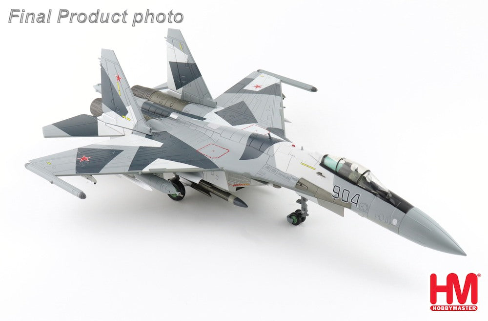 HOBBY MASTER SU-35 FLANKER RUSSIAN AIR FORCE 904 (WITH 2 X ECM POD, 4 X R-77, 2 X KH-59, 2 X KH-31, 2 X KAB-1500L)