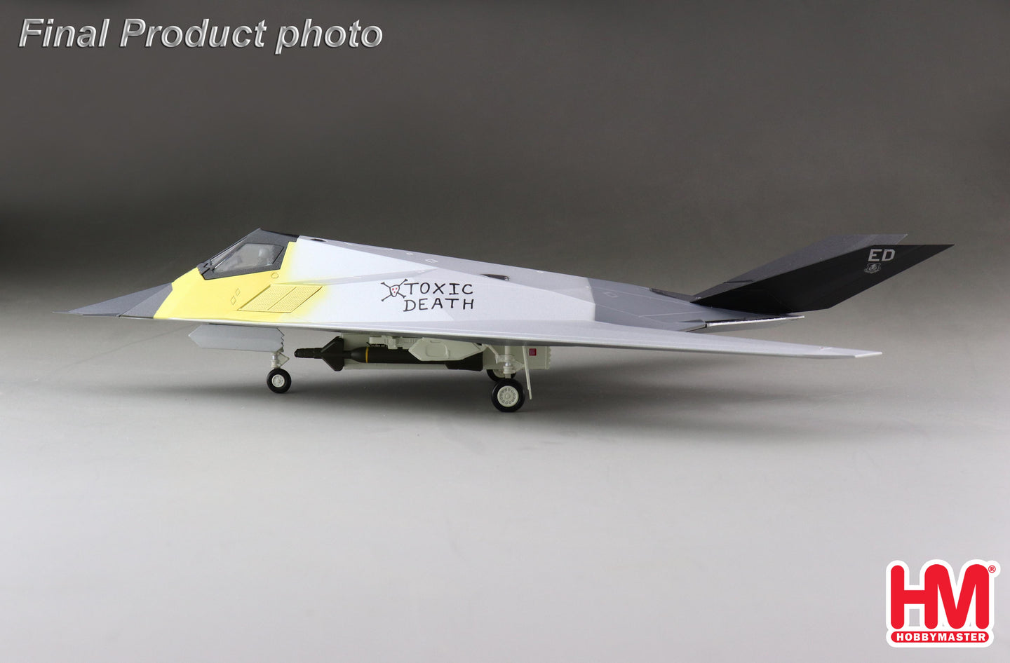 HOBBY MASTER F-117A NIGHTHAWK TOXIC DEATH 1991
