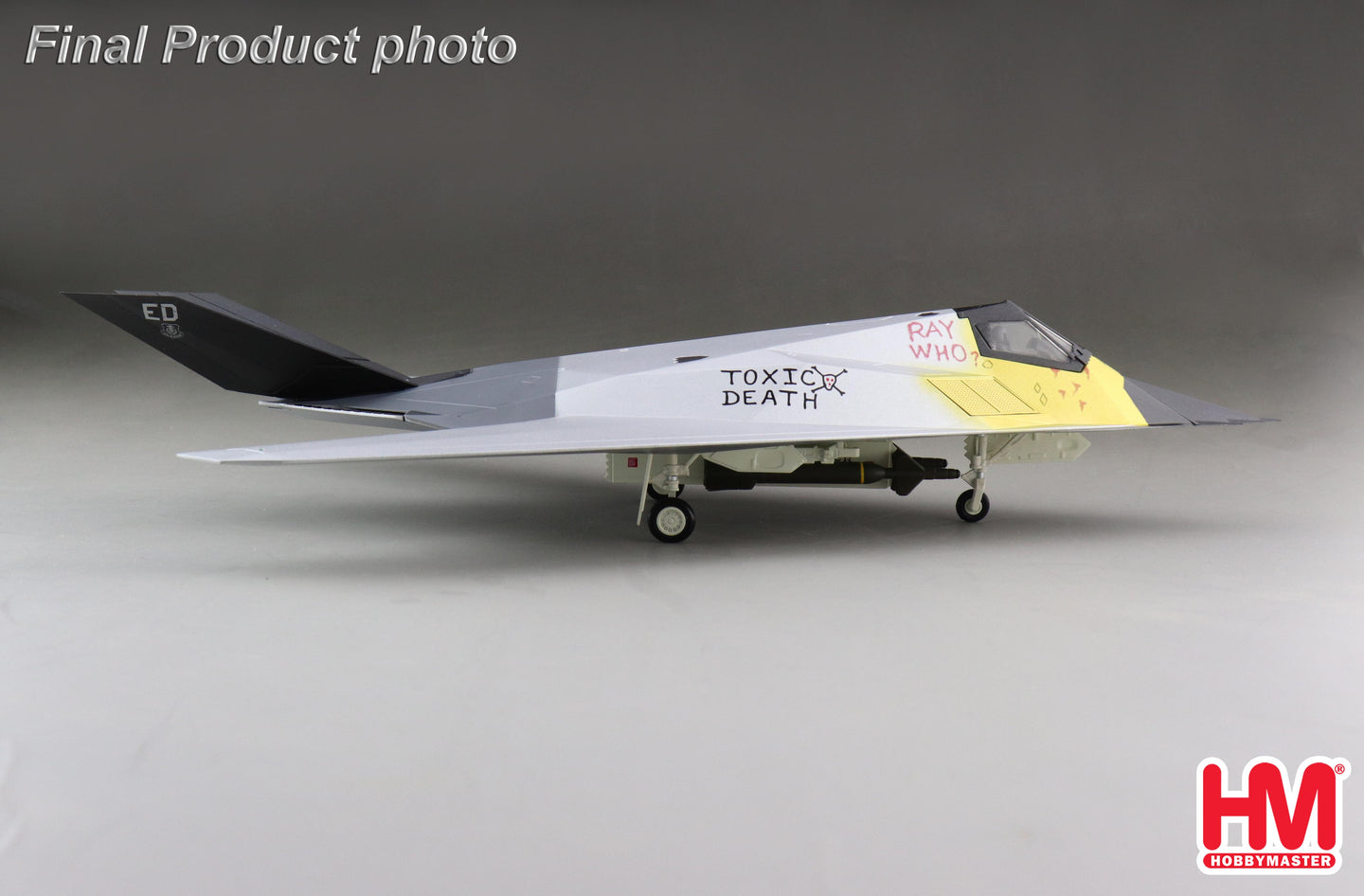 HOBBY MASTER F-117A NIGHTHAWK TOXIC DEATH 1991