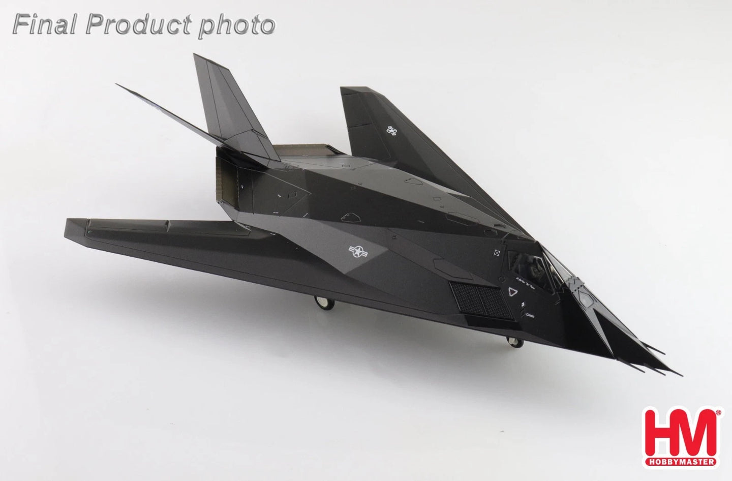 HOBBY MASTERS F-117A NIGHTHAWK 84-0809 USAF 2022 WITH EXTRA 2 X B57 AND B61 BOMBS