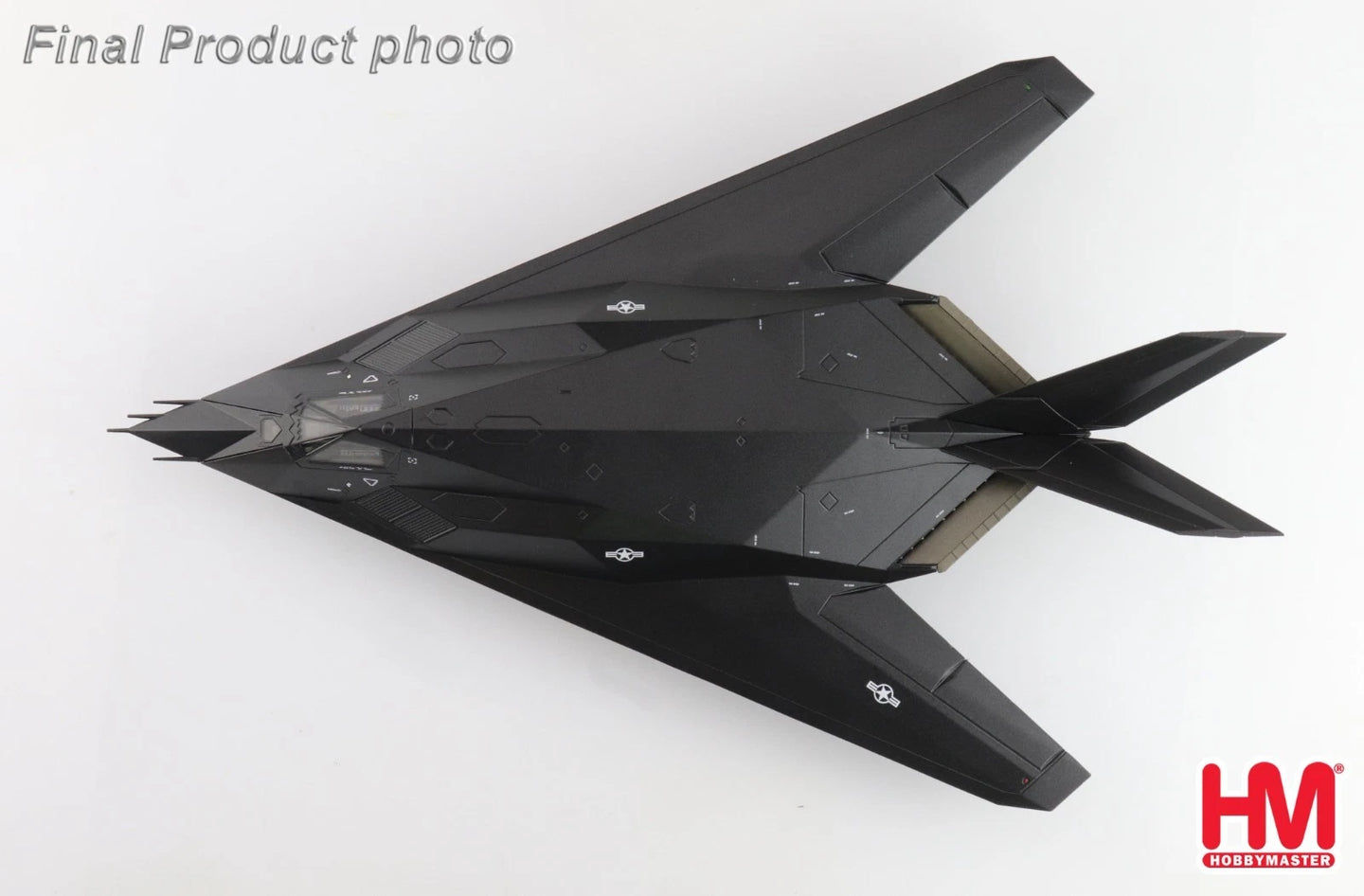 HOBBY MASTERS F-117A NIGHTHAWK 84-0809 USAF 2022 WITH EXTRA 2 X B57 AND B61 BOMBS
