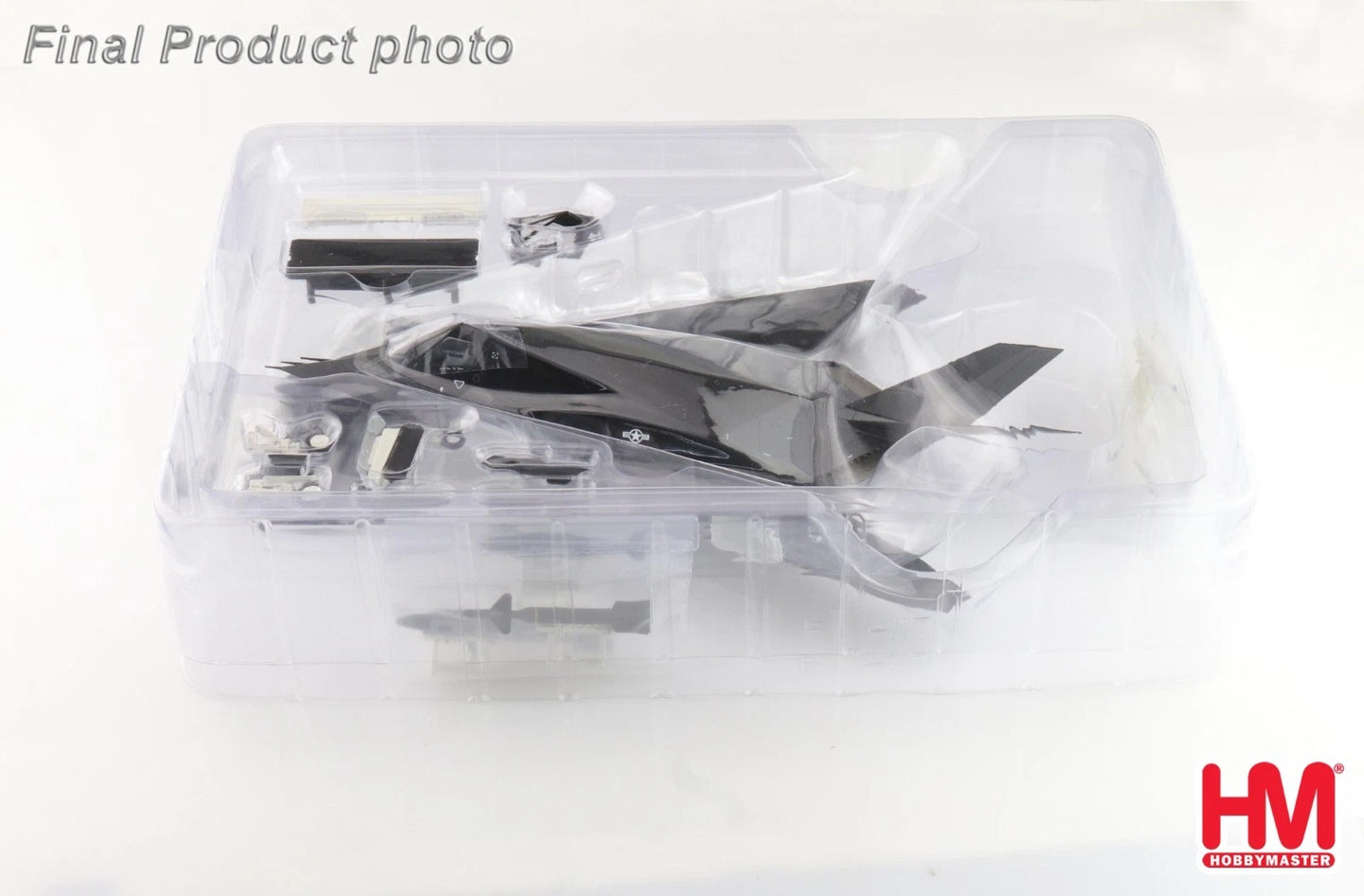 HOBBY MASTERS F-117A NIGHTHAWK 84-0809 USAF 2022 WITH EXTRA 2 X B57 AND B61 BOMBS