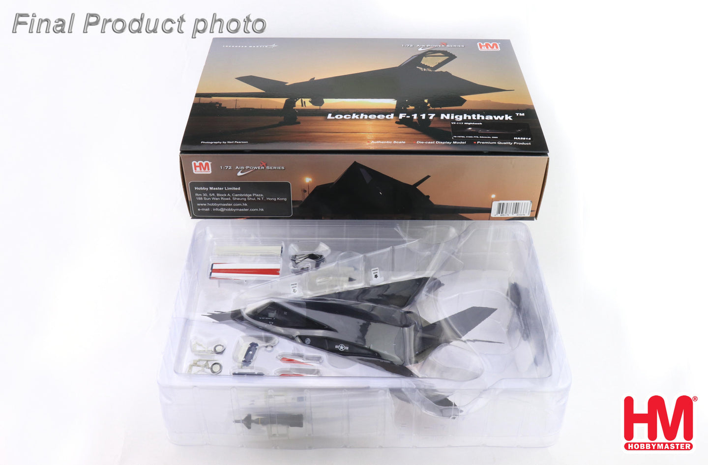 HOBBY MASTER YF-117 NIGHTHAWK USAF 79-10782 410TH FTS EDWARDS 2005