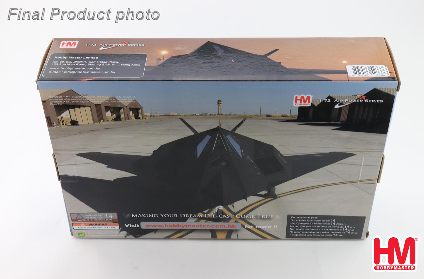 HOBBY MASTER YF-117 NIGHTHAWK USAF 79-10782 410TH FTS EDWARDS 2005