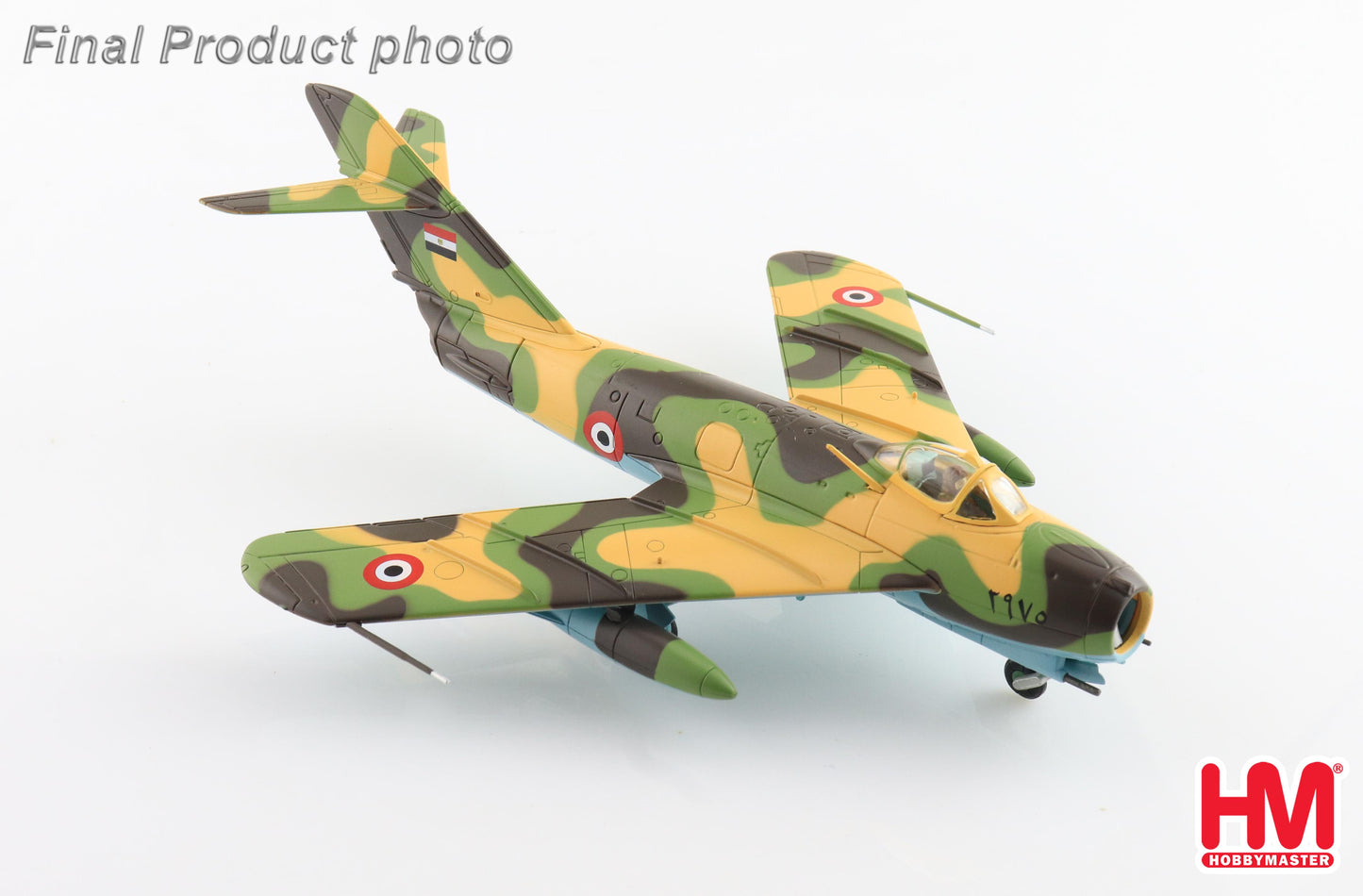 HOBBY MASTER MIG-17F FRESCO NILE DELTA EGYPTIAN AIR FORCE 1973