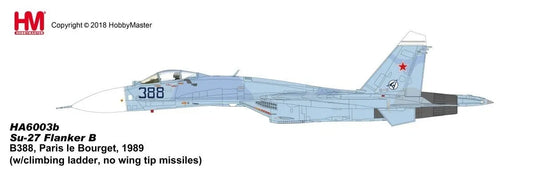 HOBBY MASTER SU-27 FLANKER B B388 PARIS LE BOURGET 1989