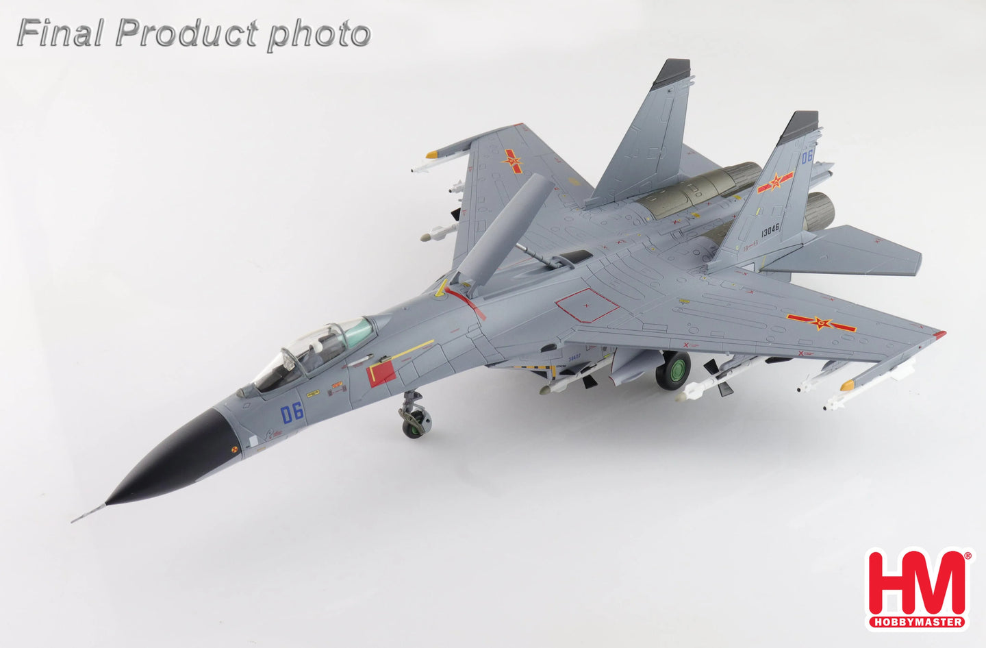 HOBBY MASTER SU-27SK "MILITARY PARADE OF THE CENTURY SCHEME" 13046 UNIT OF WANG HAI (FORMER NANJING MILITARY REGION) PLAAF 1999