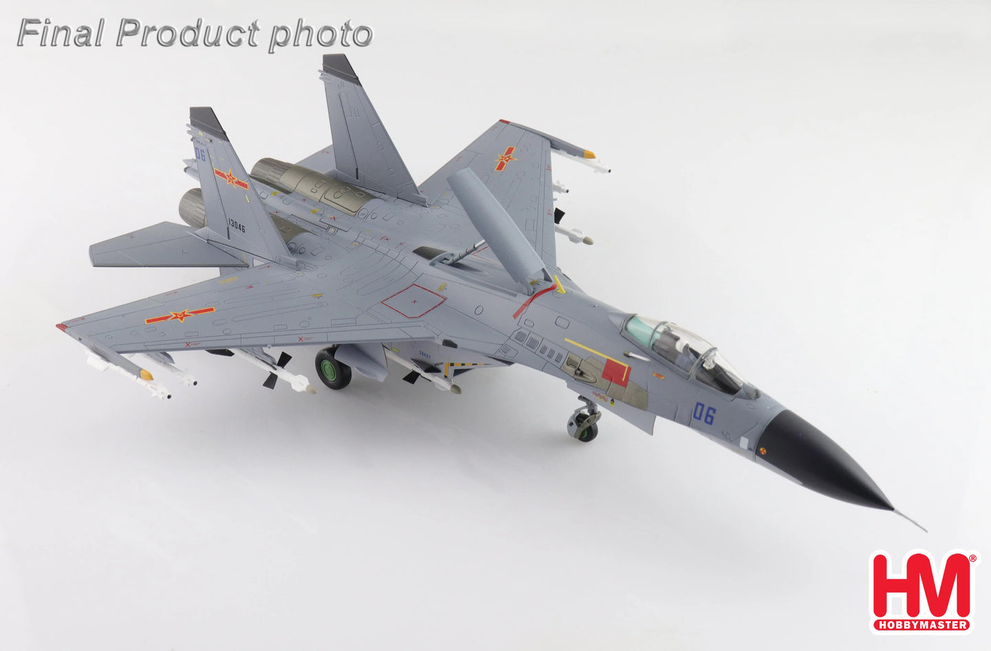 HOBBY MASTER SU-27SK "MILITARY PARADE OF THE CENTURY SCHEME" 13046 UNIT OF WANG HAI (FORMER NANJING MILITARY REGION) PLAAF 1999
