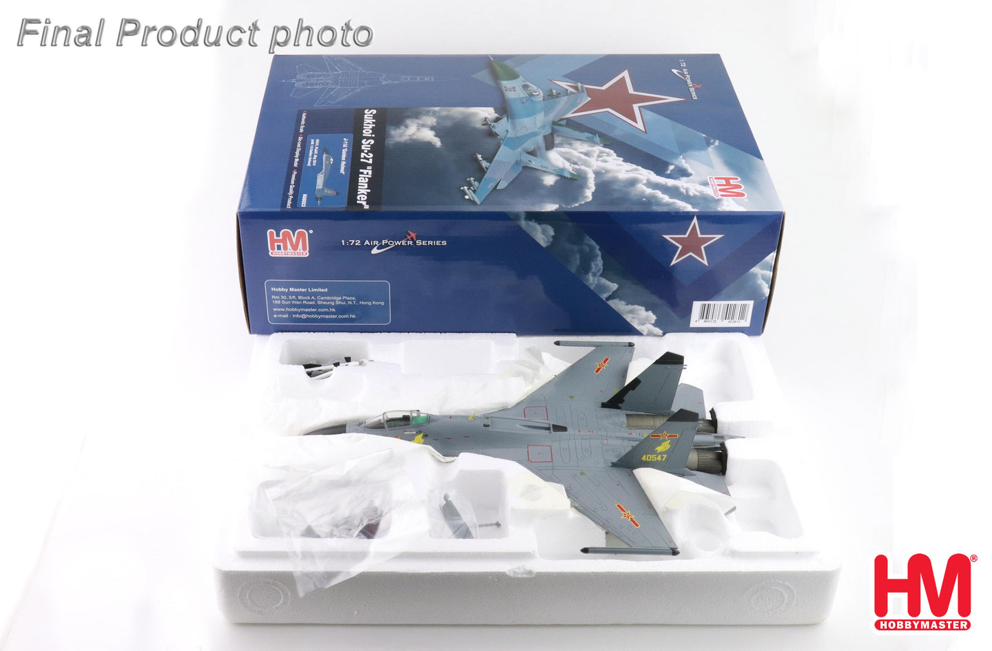 HOBBY MASTER J-11A PEOPLES LIBERATION ARMY AIR FORCE (PLAAF) "GOLDEN HELMET" 40547 MAY 2014