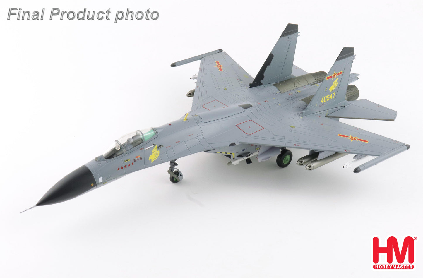 HOBBY MASTER J-11A PEOPLES LIBERATION ARMY AIR FORCE (PLAAF) "GOLDEN HELMET" 40547 MAY 2014