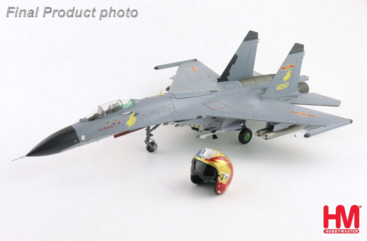 HOBBY MASTER J-11A PEOPLES LIBERATION ARMY AIR FORCE (PLAAF) "GOLDEN HELMET" 40547 MAY 2014