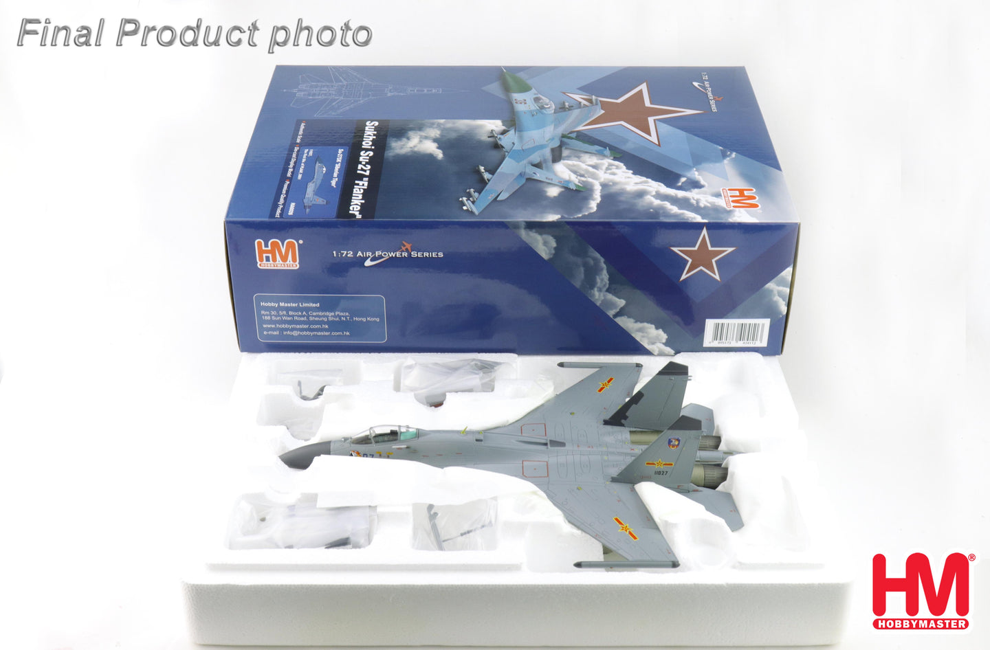 HOBBY MASTER SU-27K SIBERIAN TIGER 11027 THE FIRST DIV. OF PLAAF 2001