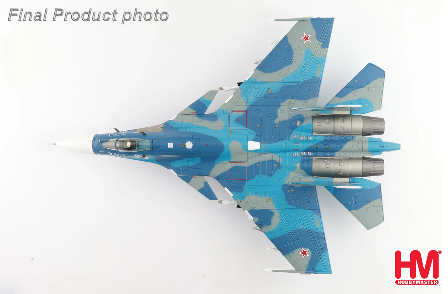 HOBBY MASTER SU-27K SEA FLANKERBORT 109 AIRCRAFT CARRIER ADMIRAL KUZNETSOV MEDITERRANEAN SEA