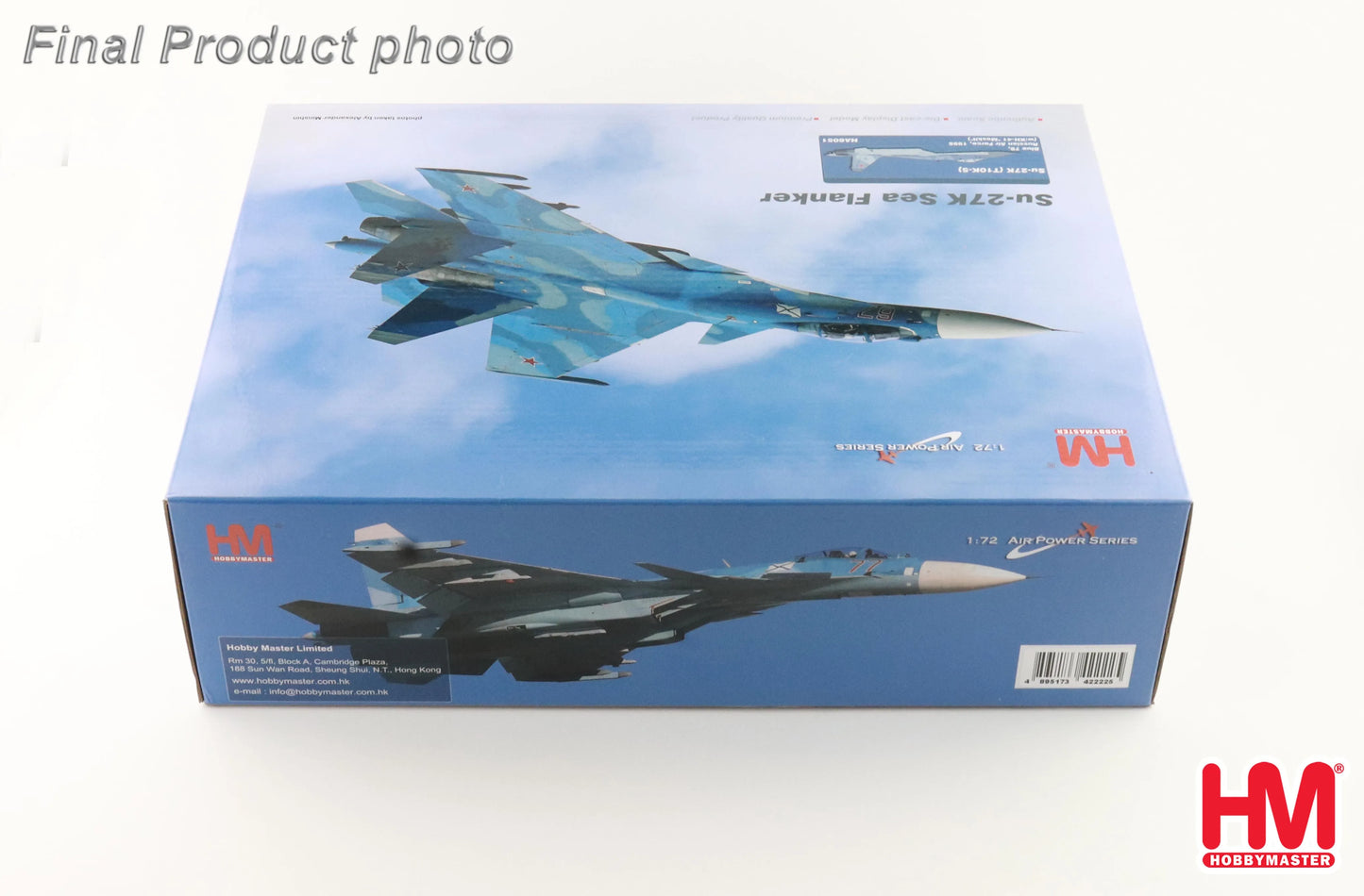 HOBBY MASTER SU-27K (T10K-5) BLUE 79 RUSSIAN AIR FORCE 1995 W/KH-41 "MOSKIT"