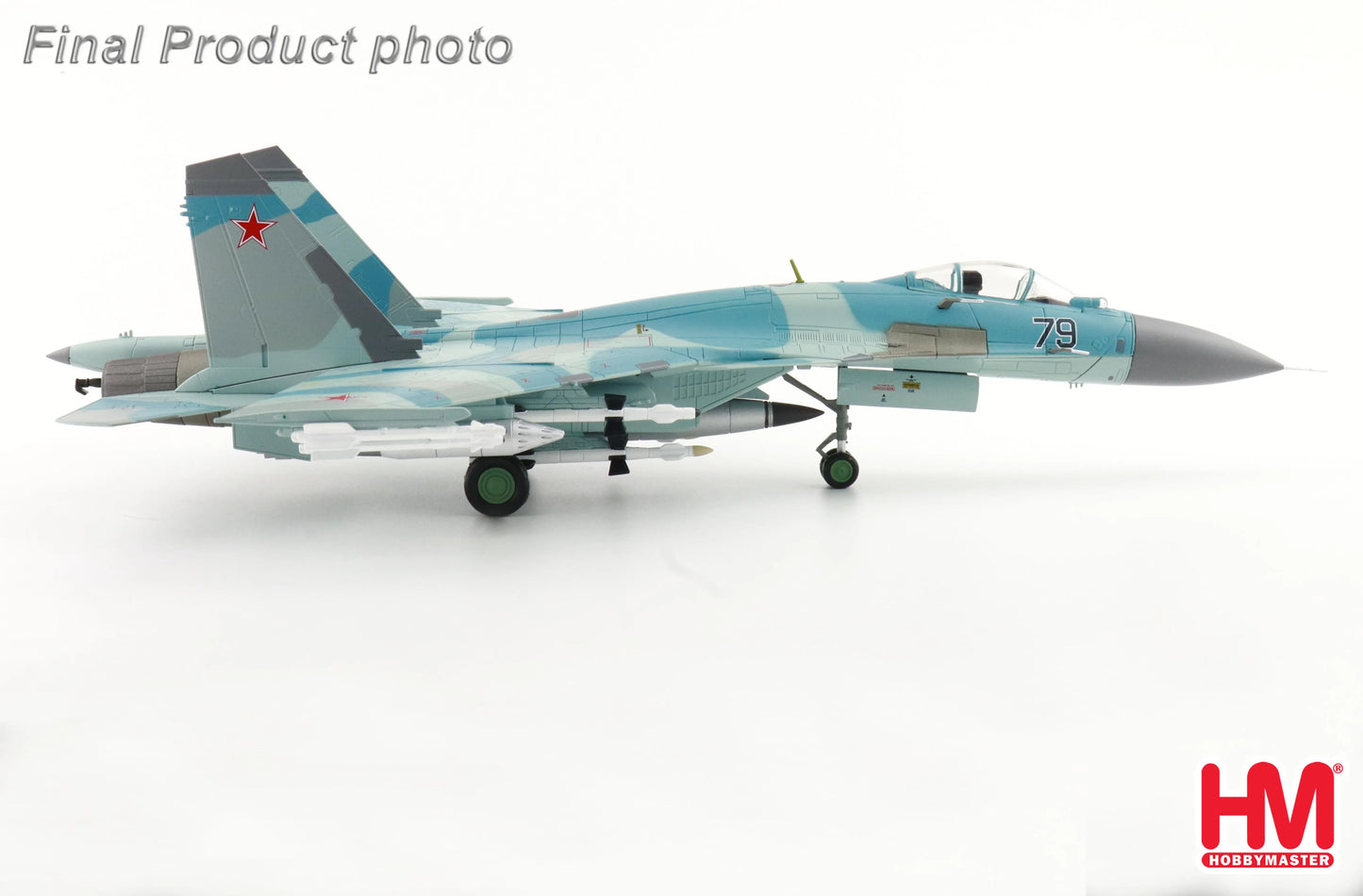 HOBBY MASTER SU-27K (T10K-5) BLUE 79 RUSSIAN AIR FORCE 1995 W/KH-41 "MOSKIT"