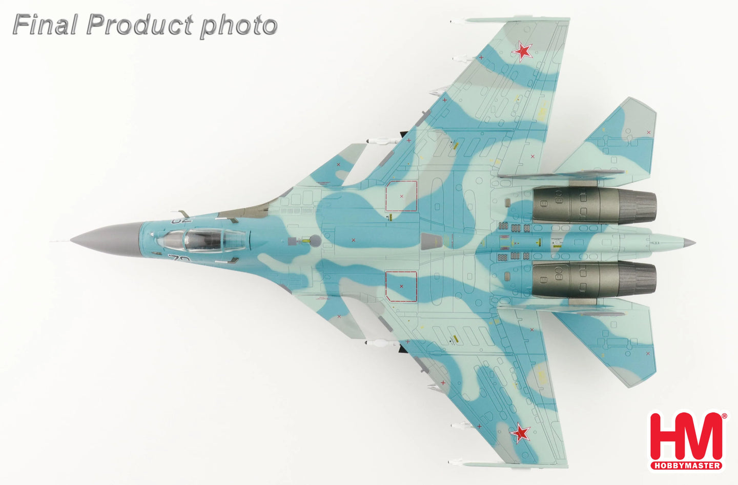 HOBBY MASTER SU-27K (T10K-5) BLUE 79 RUSSIAN AIR FORCE 1995 W/KH-41 "MOSKIT"