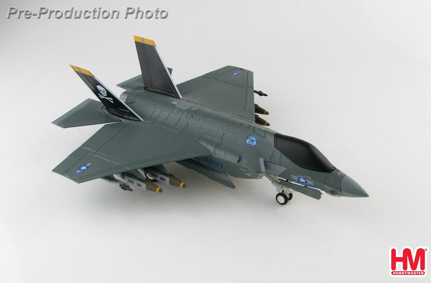 HOBBY MASTER F-35C 003 POLE TEST SCHEME