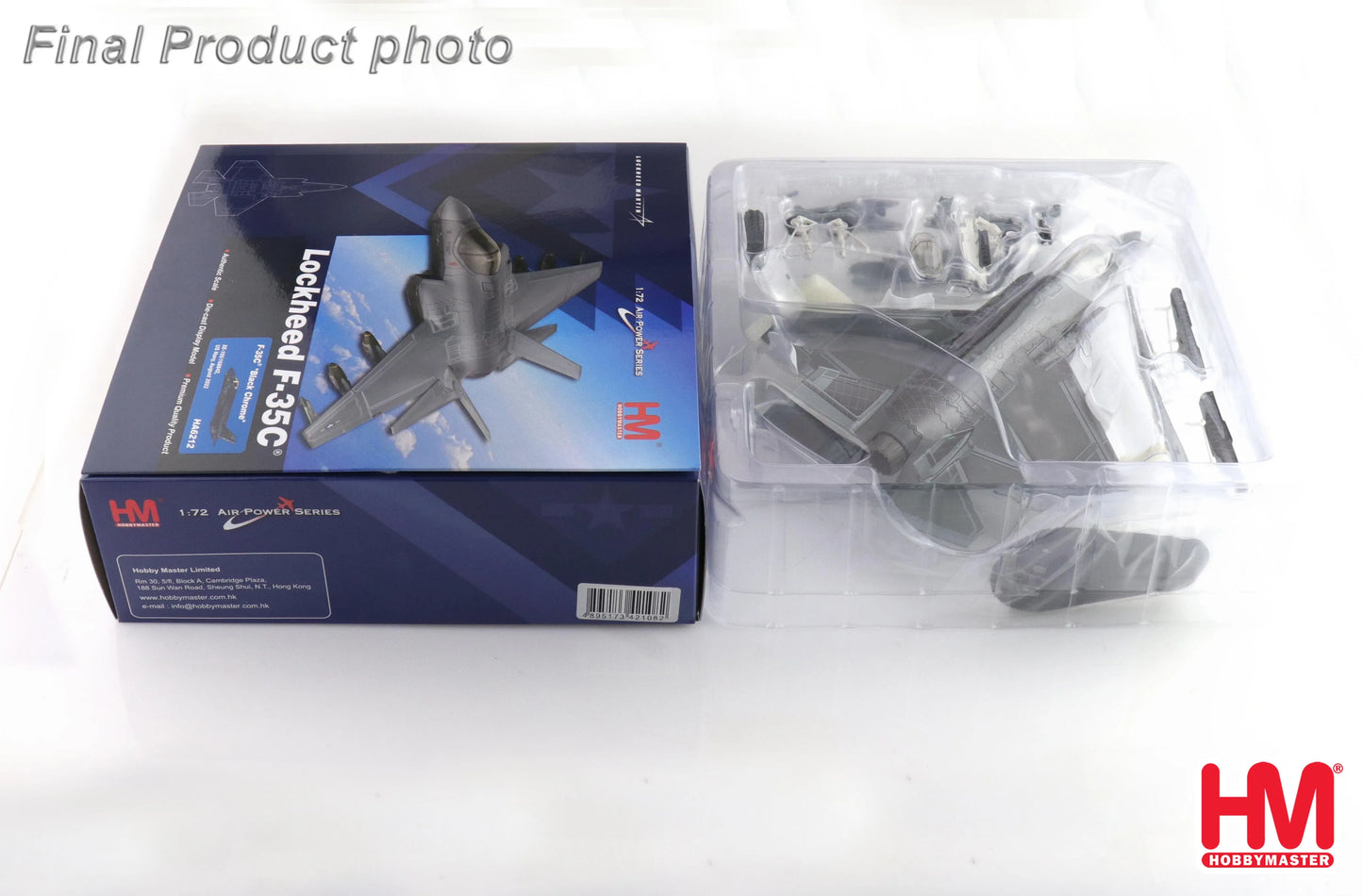 HOBBY MASTER F-35C LIGHTNING II "BLACK CHROME" XE-105/168842 US NAVY AUGUST 2022