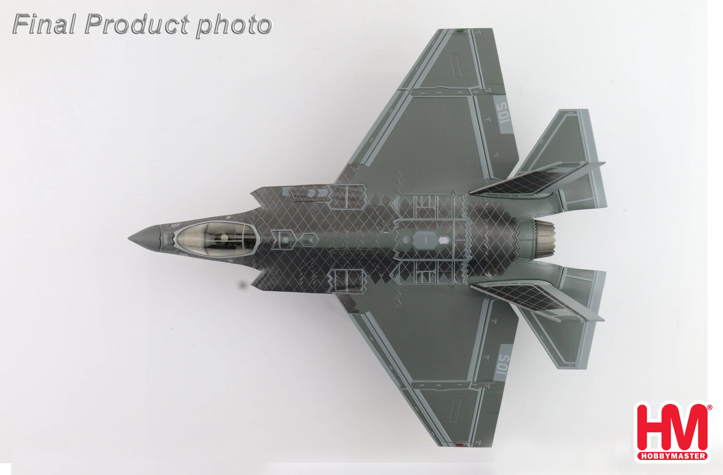 HOBBY MASTER F-35C LIGHTNING II "BLACK CHROME" XE-105/168842 US NAVY AUGUST 2022