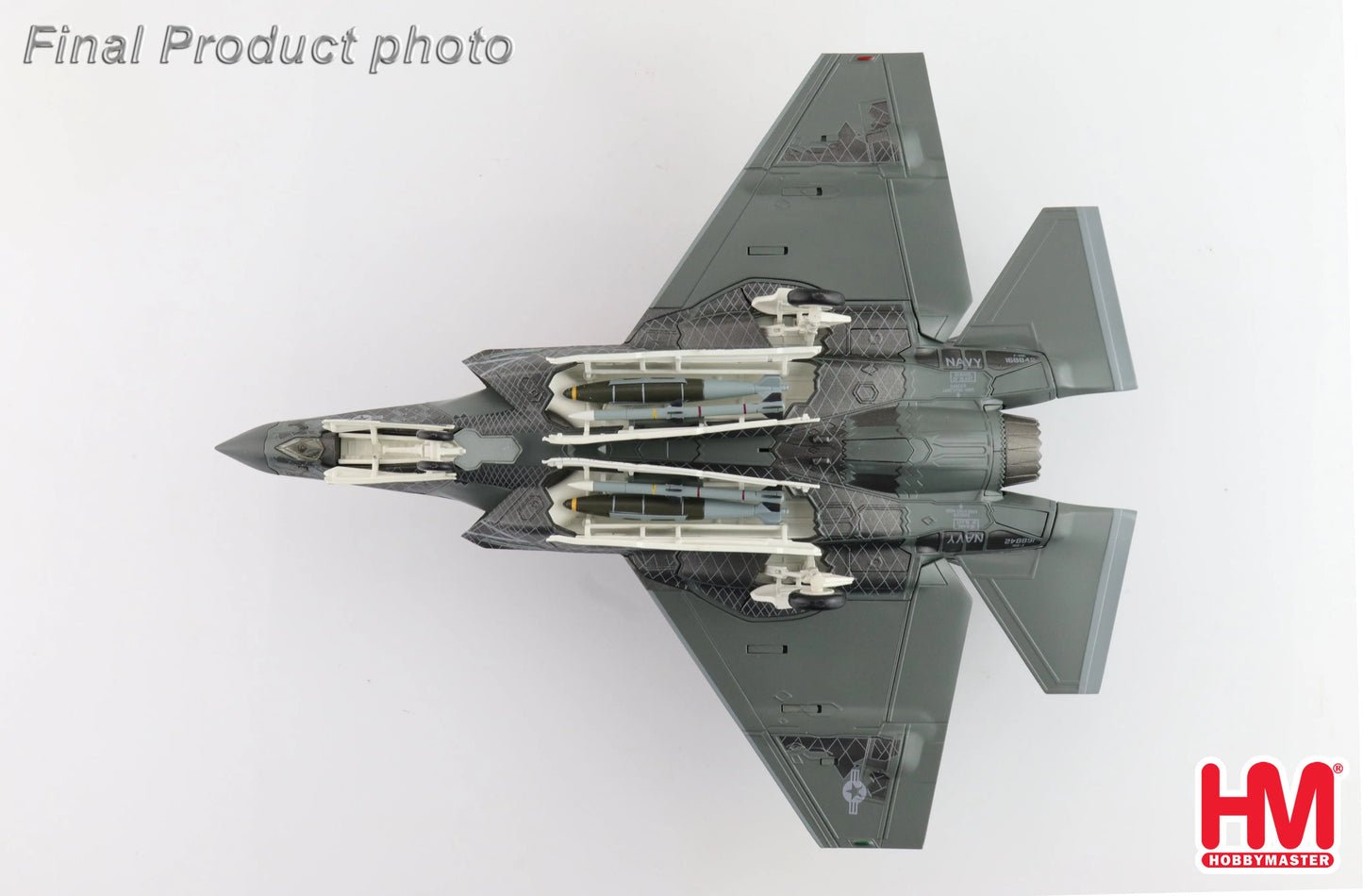 HOBBY MASTER F-35C LIGHTNING II "BLACK CHROME" XE-105/168842 US NAVY AUGUST 2022