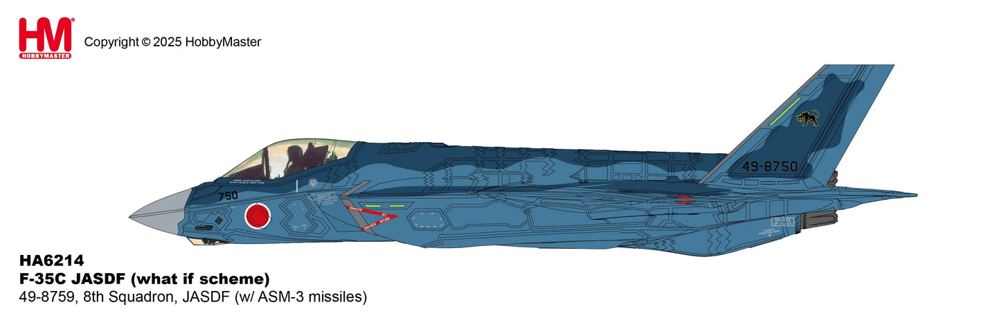 HOBBY MASTER F-35C JAPANESE AIR SELF DEFENCE FORCE (JASDF) 49-8759, 8TH SQUADRON "WHAT IF SCHEME"