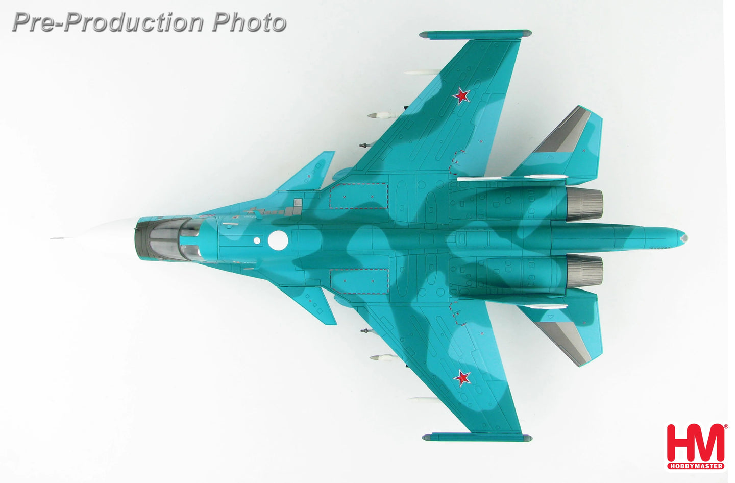 HOBBY MASTER SU-34 FULLBACK FIGHTER BOMBER BORT #10 OLEG PESHKOV "COMMEMORATIVE SCHEME" AUGUST 2016