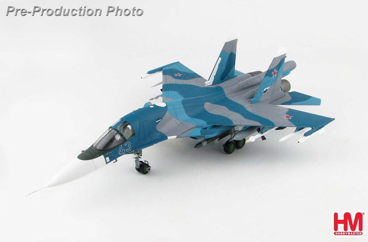 HOBBY MASTER SU-34 (T-10B-2) SECOND PROTOTYPE BLUE 43, RUSSIAN AIR FORCE, AKHTUBINSK