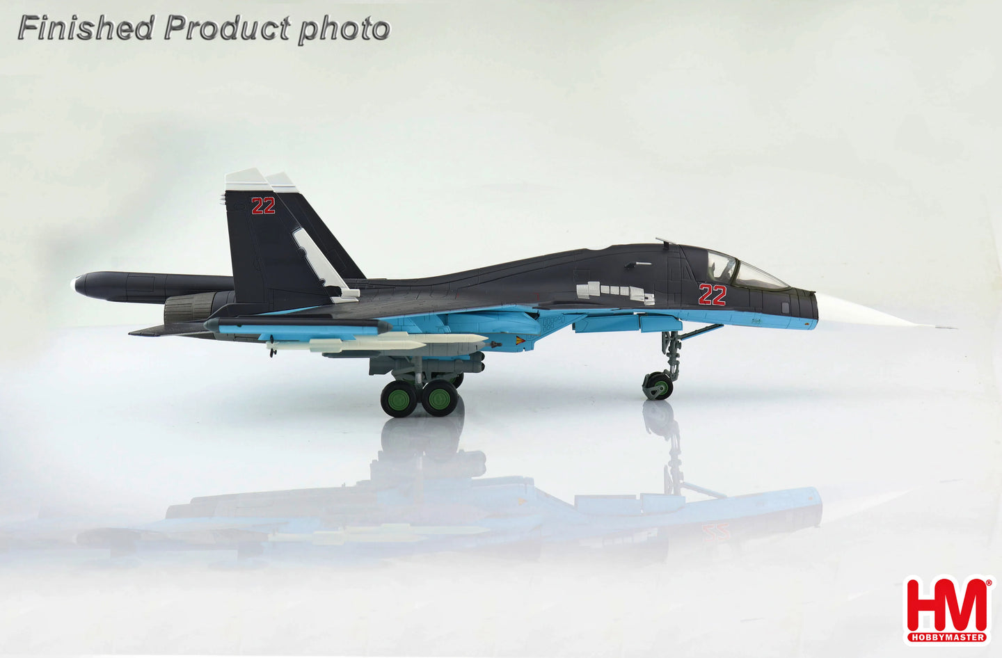 HOBBY MASTER SU-34 FULLBACK FIGHTER BOMBER RED 22, RUSSIAN AIR FORCE, SYRIA 2015