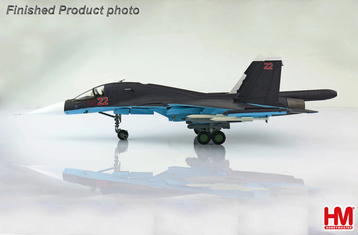 HOBBY MASTER SU-34 FULLBACK FIGHTER BOMBER RED 22, RUSSIAN AIR FORCE, SYRIA 2015