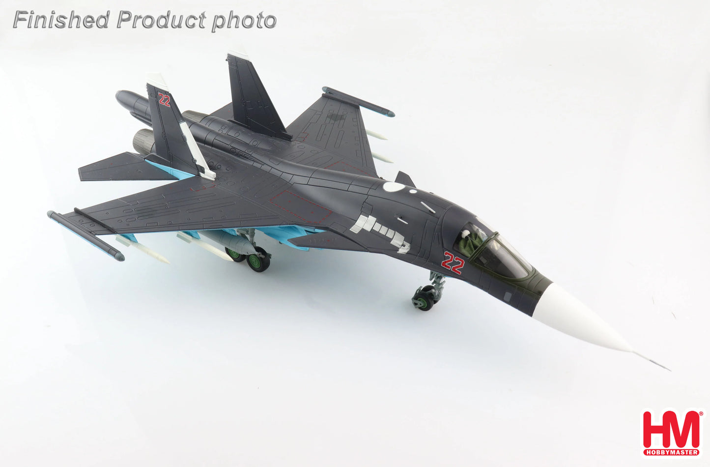 HOBBY MASTER SU-34 FULLBACK FIGHTER BOMBER RED 22, RUSSIAN AIR FORCE, SYRIA 2015