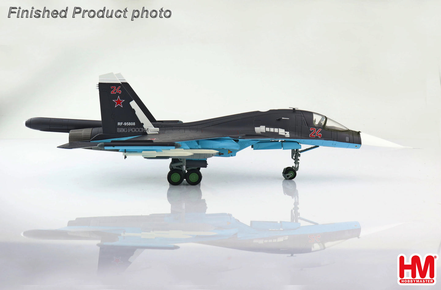 HOBBY MASTER SU-34 FULLBACK FIGHTER BOMBER RUSSIAN AIR FORCE RED 24 SYRIA 2015