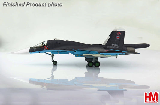 HOBBY MASTER SU-34 FULLBACK FIGHTER BOMBER RUSSIAN AIR FORCE RED 24 SYRIA 2015