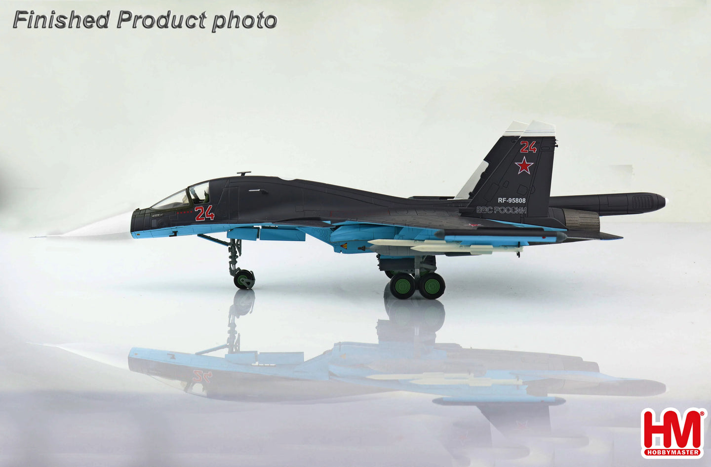 HOBBY MASTER SU-34 FULLBACK FIGHTER BOMBER RUSSIAN AIR FORCE RED 24 SYRIA 2015