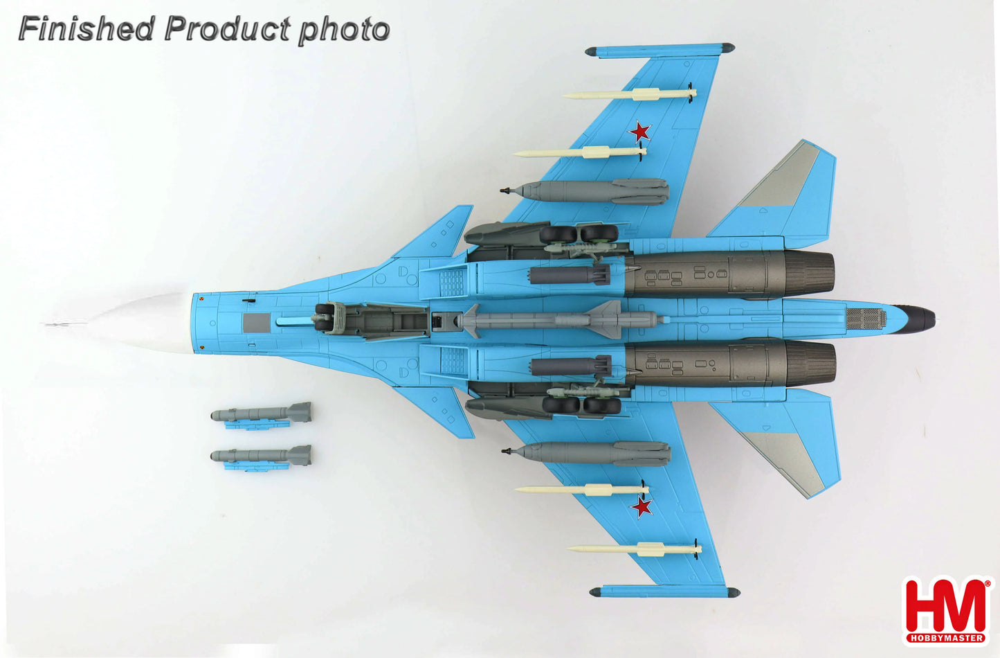 HOBBY MASTER SU-34 FULLBACK FIGHTER BOMBER RUSSIAN AIR FORCE RED 24 SYRIA 2015
