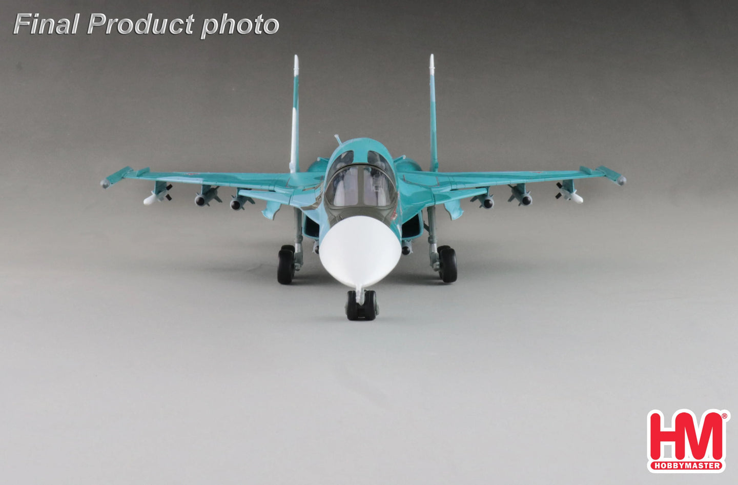 HOBBY MASTER SU-34 RUSSIAN AIR FORCE FULLBACK FIGHTER BOMBER RED 23 UKRAINE MARCH 2023