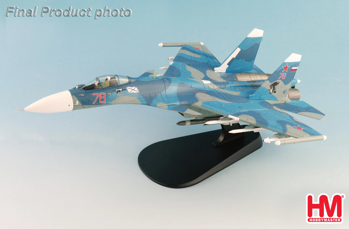 HOBBY MASTER SU-33 FLANKER D BORT 78 1ST AVIATION SQUADRON RUSSIAN NAVY 2016