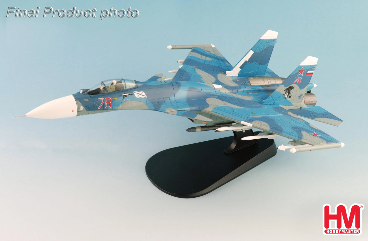 HOBBY MASTER SU-33 FLANKER D BORT 78 1ST AVIATION SQUADRON RUSSIAN NAVY 2016