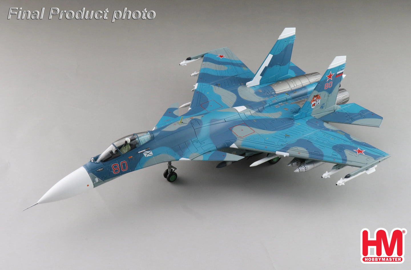 HOBBY MASTER  SU-33 FLANKER D BORT 80 2ND AVIATION SQUADRON 279TH SHIPBORNE FIGHTER AVIATION REGIMENT RUSSIAN NAVY 2005