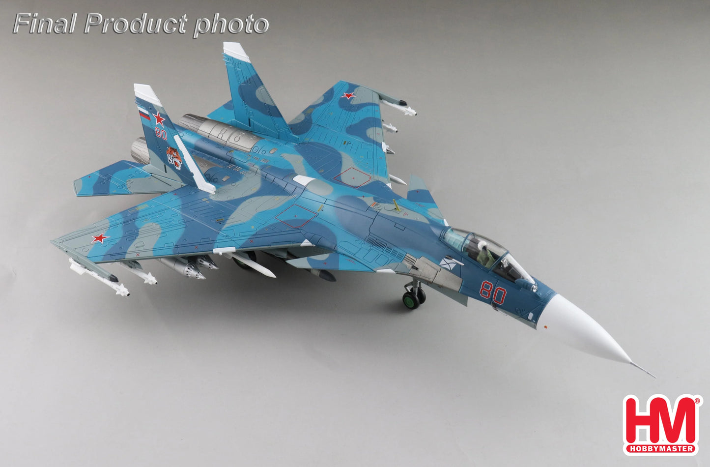 HOBBY MASTER  SU-33 FLANKER D BORT 80 2ND AVIATION SQUADRON 279TH SHIPBORNE FIGHTER AVIATION REGIMENT RUSSIAN NAVY 2005