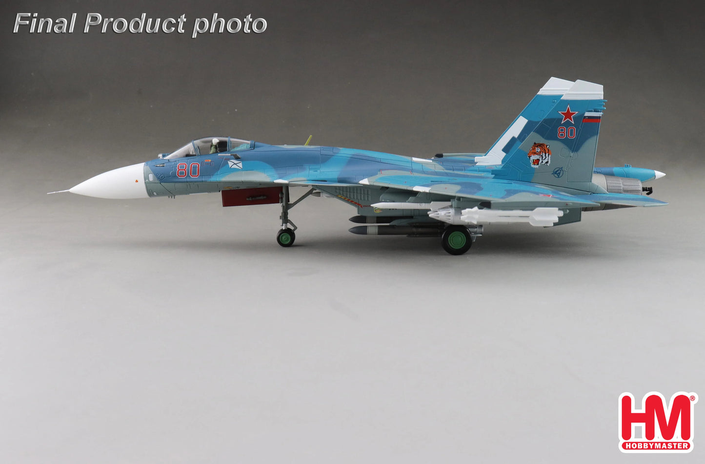 HOBBY MASTER  SU-33 FLANKER D BORT 80 2ND AVIATION SQUADRON 279TH SHIPBORNE FIGHTER AVIATION REGIMENT RUSSIAN NAVY 2005