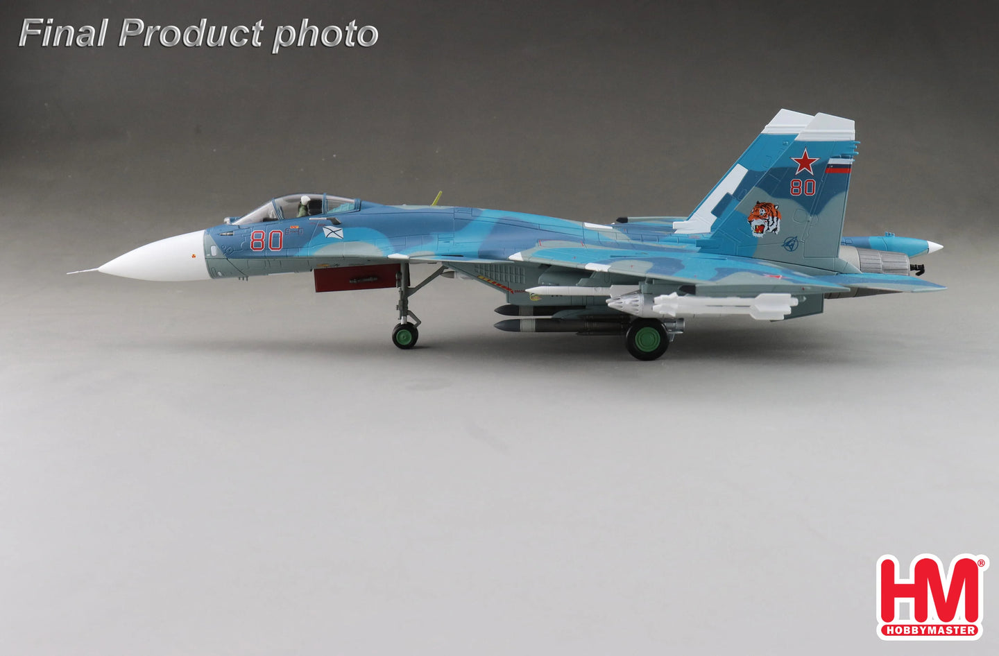 HOBBY MASTER  SU-33 FLANKER D BORT 80 2ND AVIATION SQUADRON 279TH SHIPBORNE FIGHTER AVIATION REGIMENT RUSSIAN NAVY 2005