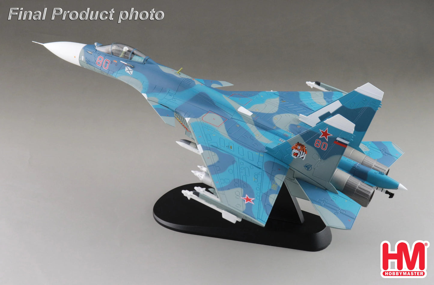 HOBBY MASTER  SU-33 FLANKER D BORT 80 2ND AVIATION SQUADRON 279TH SHIPBORNE FIGHTER AVIATION REGIMENT RUSSIAN NAVY 2005