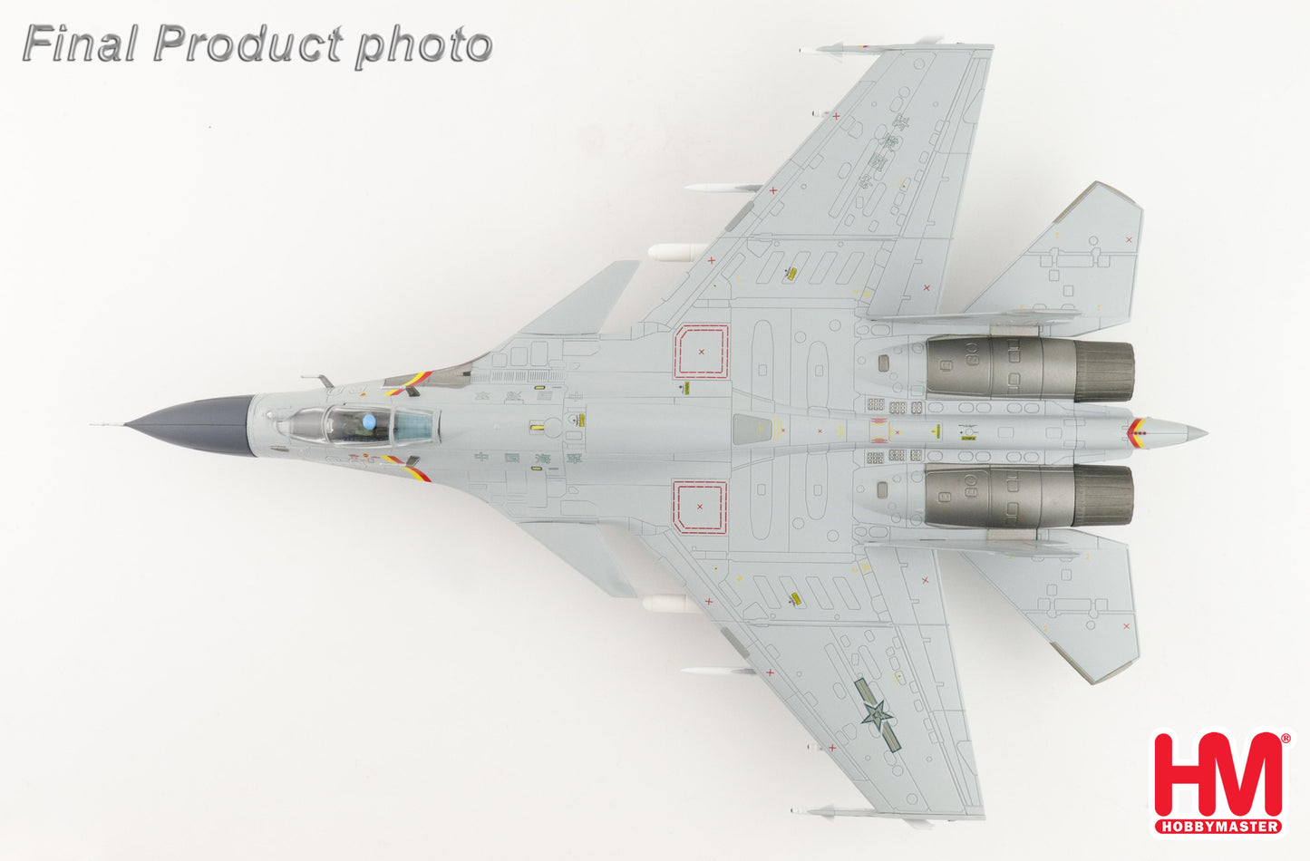 HOBBY MASTER HA6411 J-15 FLYING SHARK NO.60 AIRCRAFT CARRIER SHANDONG PLAAF JUNE 2025 (W 2 X KD-88 & 2 X YJ-83)
