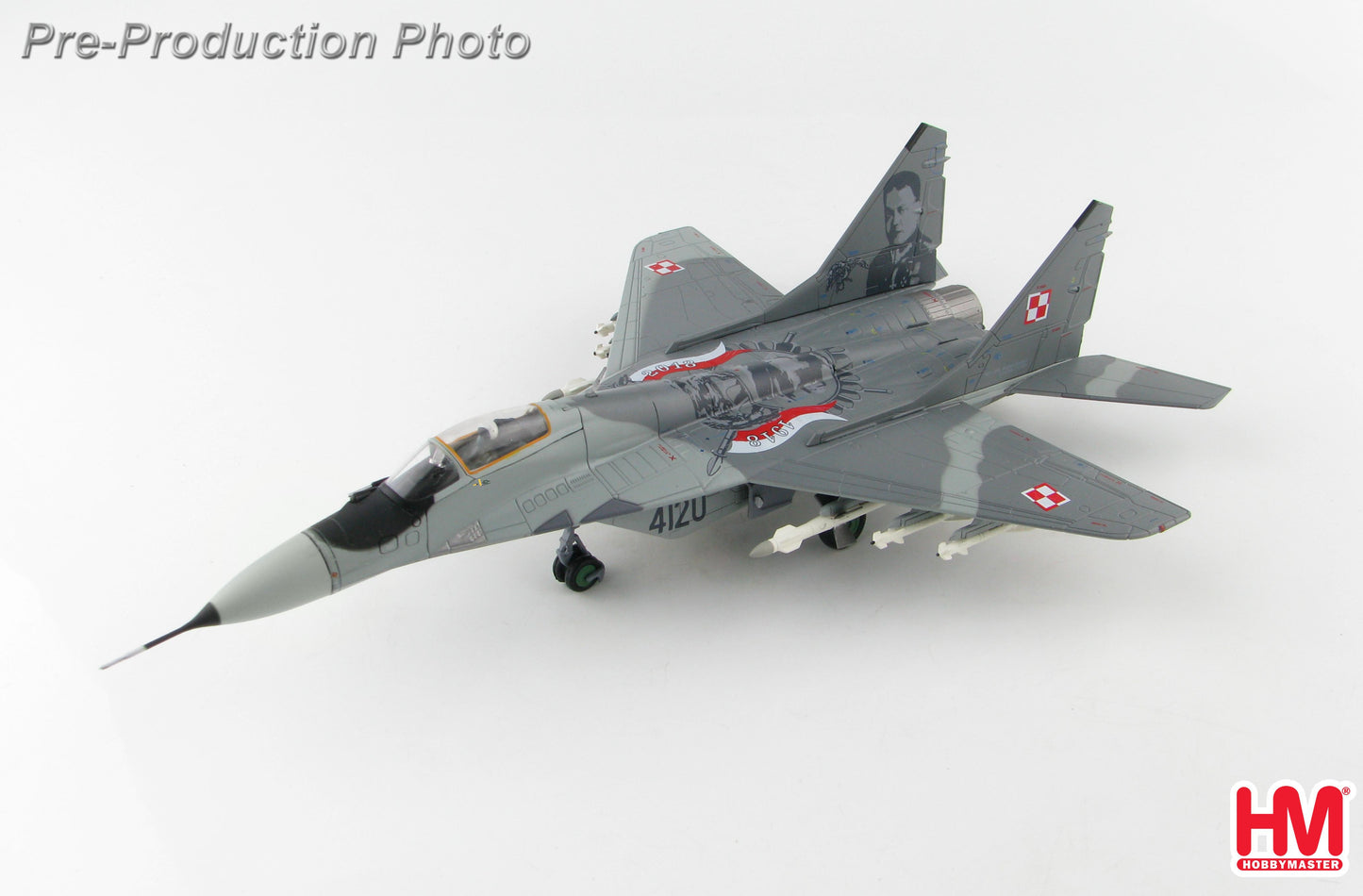 HOBBY MASTER MIG-29A FULCRUM POLISH AIR FORCE "100TH ANNIVERSARY" 4120