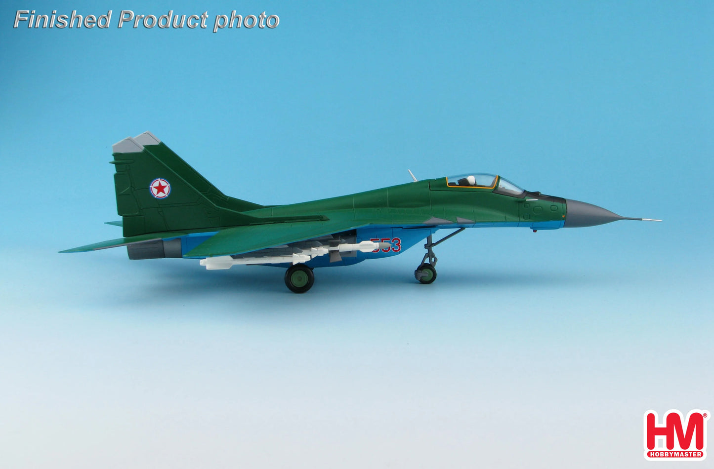HOBBY MASTER MIG-29A FULCRUM 553 N.KOREAN AIR FORCE