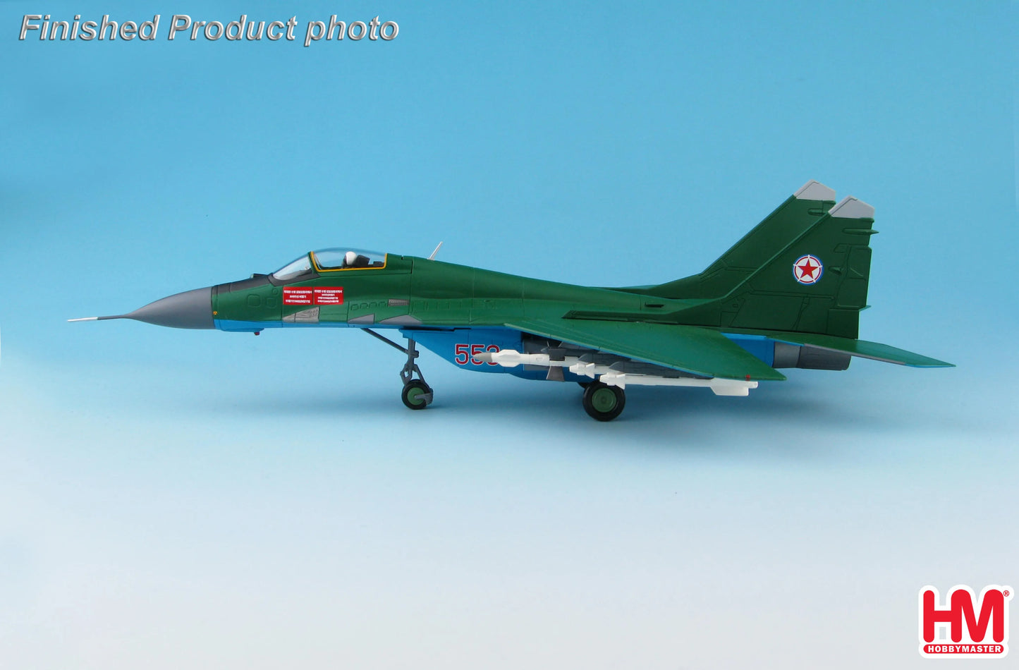 HOBBY MASTER MIG-29A FULCRUM 553 N.KOREAN AIR FORCE