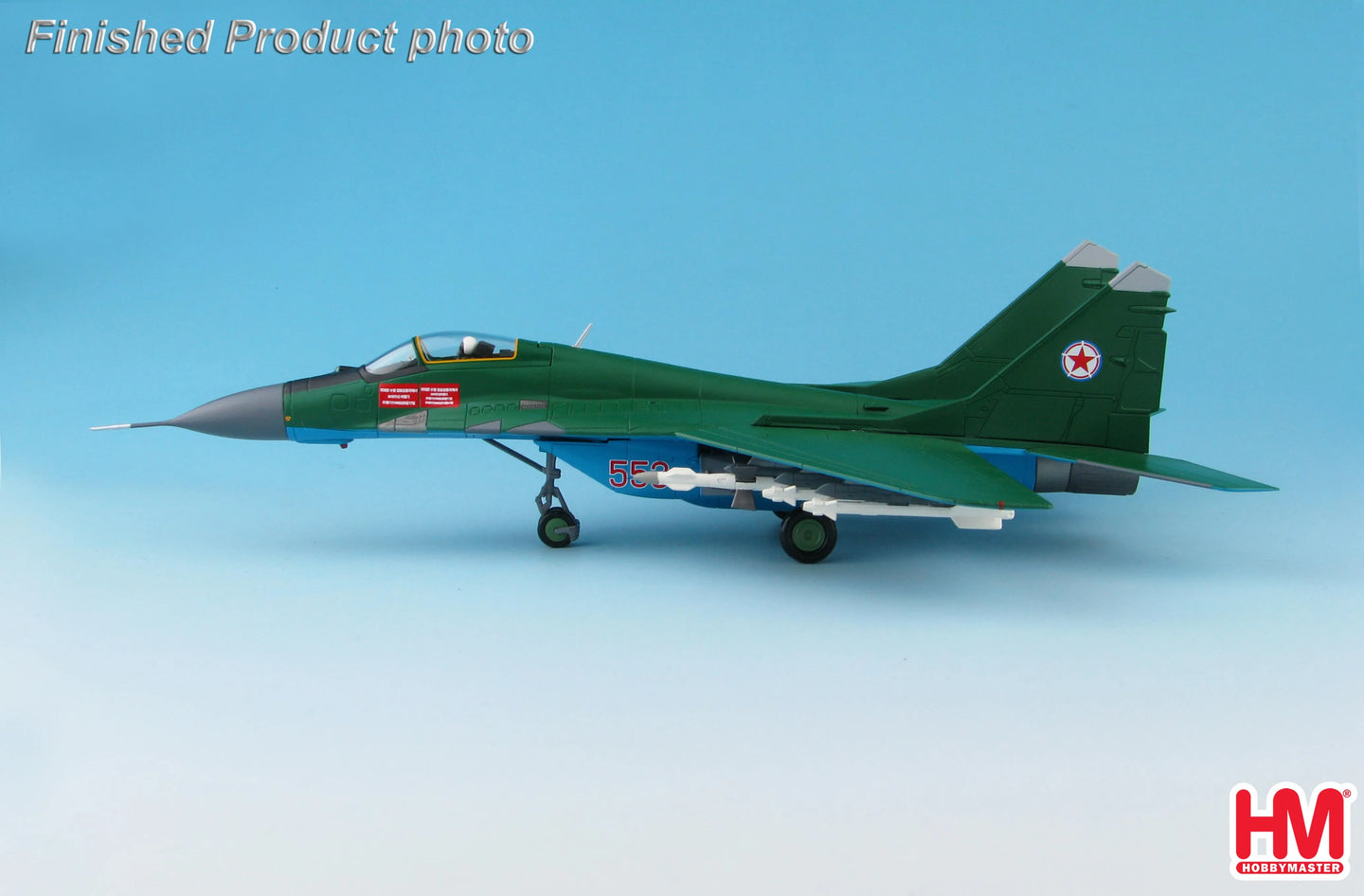 HOBBY MASTER MIG-29A FULCRUM 553 N.KOREAN AIR FORCE