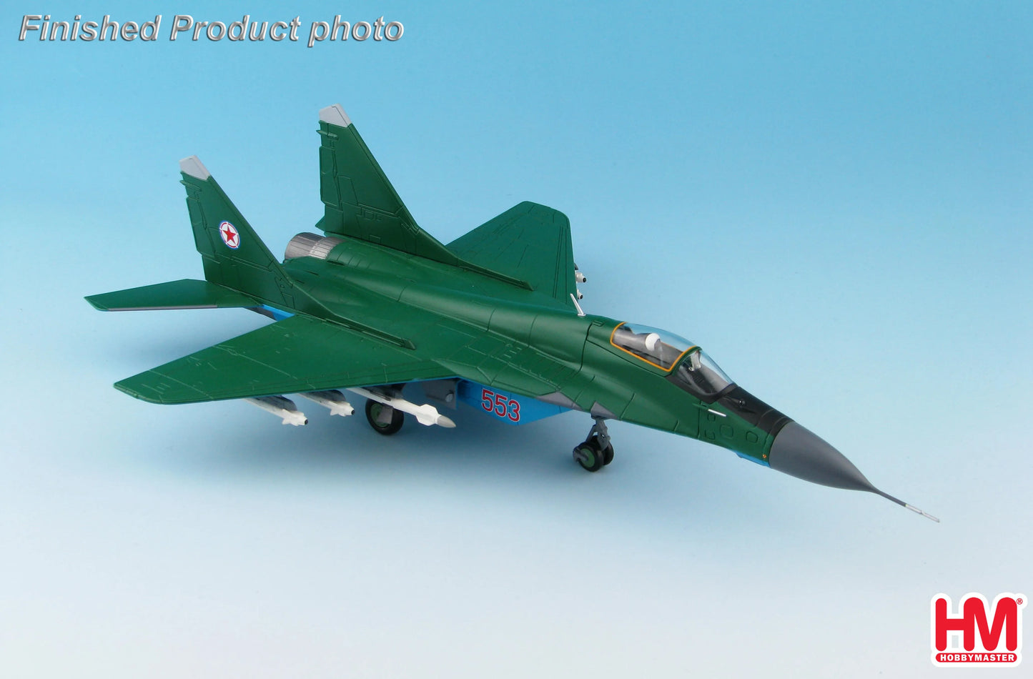 HOBBY MASTER MIG-29A FULCRUM 553 N.KOREAN AIR FORCE